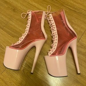 Pink Pleaser Boots